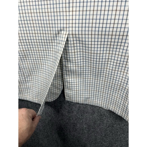 Jos A Bank Blazer Men's Ivory Check Print Sports Coat Business Casual - Picture 12 of 16